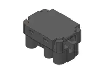 5-Pin Wiring Loom Connector for Door Mirror Switch. Porsche 964 / 993 - 96461284700 - 96461284700